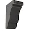 Ekena Millwork 3 1/2"W x 5"D x 7 1/2"H Bedford Wood Vintage Decor Bracket, Black BKTWD04X05X08BEBL - alternate 1